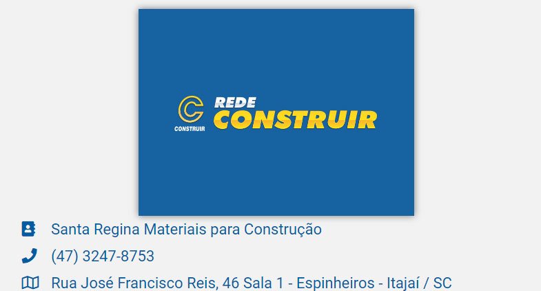 rede construir itajaí materiais de construção cordeiros santa regina costa cavalcante espinheiros são vicente são joão são judas promorar cidade nova ressacada vila operária